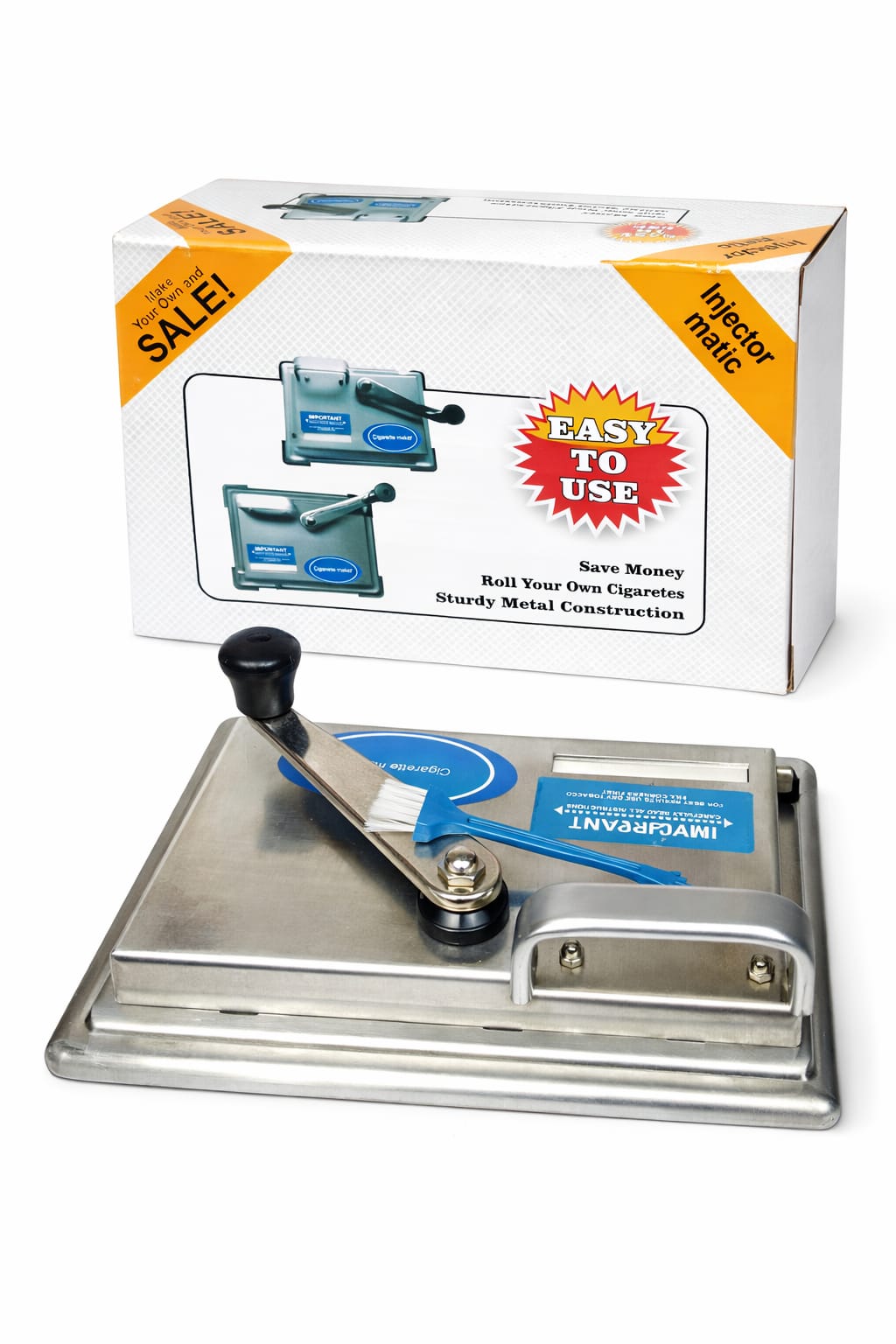 Elektrische Zigarettenstopfmaschine silber